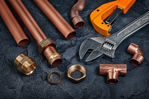 pipes and plumbing tools