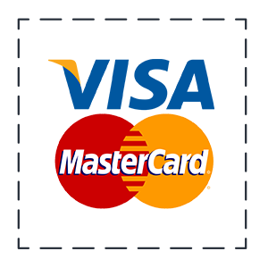 Visa and MasterCard logos indicating accepted payment methods for plumbing services at Great American Plumbing in Plantation, FL.