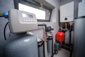 Whole house water filtration system components and tank, water treatment for Parkland homes.